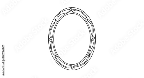 Oval portrait frame classic portrait oval pattern