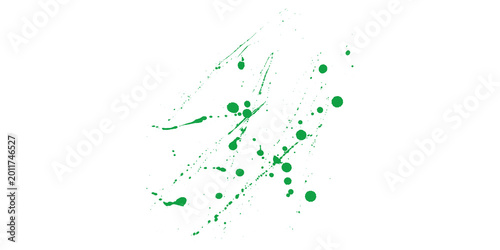 Dark Green Paint Splatter Grunge Texture Overlay for Horror or Urban Design Background