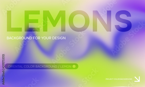Lemons Gradient Background