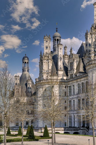 The Chateau de Chambord, in the Centre-Val de Loire region, is one of the most recognizable châteaus in the world due to its French Renaissance architecture.