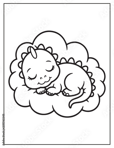 cute dinosaur coloring pages 