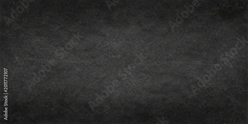Quadro su tela A dark grunge black paper texture and rough vintage leather material surface pro