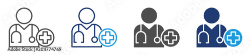 doctor multi purpose icon set