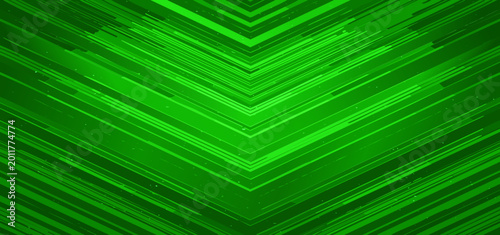 Green Diagonal Chevron Lines Pattern Background