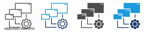 automation tasks multi purpose icon set