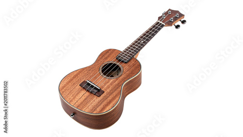 Photos Small acoustic wooden ukulele guitar for music education entertainment and creat