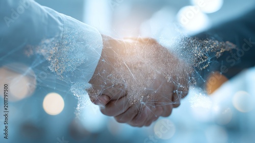 Partnership handshake global network