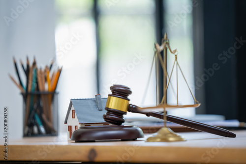 Legal consultation for real estate matters law office business meeting professional environment close-up view real estate law