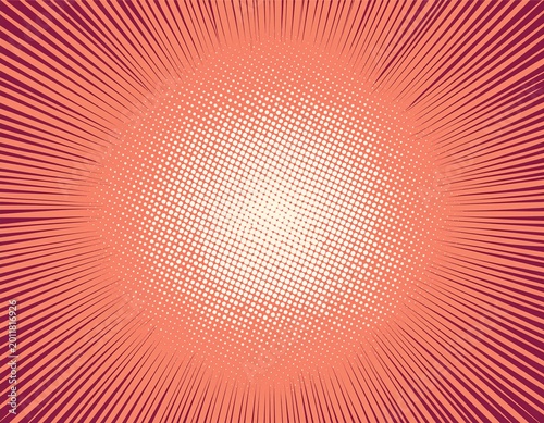 abstract halftone dot pattern background with pop art