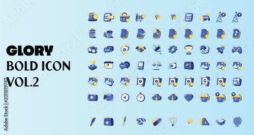 business, education, finance, medical and education icon pack