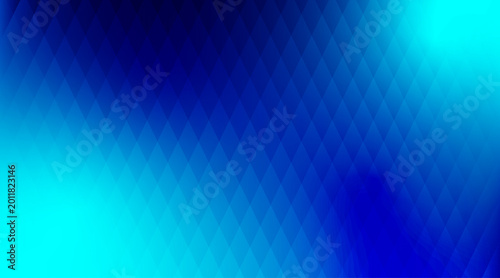 Blue gradient background with triangular pattern isolated on white background, illustration