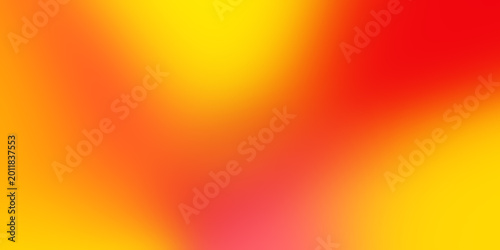 Colorful abstract background, soft gradient blend of yellow, orange, and red hues, warm and dynamic visual effect