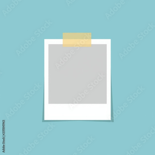 blank photo frame
