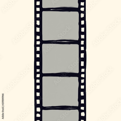 film strip isolated on white