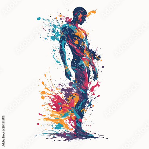 Abstract Human Body Design Very Cool