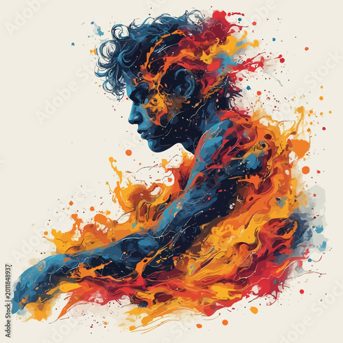 Abstract Human Body Design Very Cool