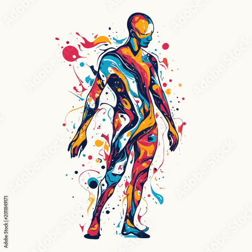 Abstract Human Body Design Very Cool