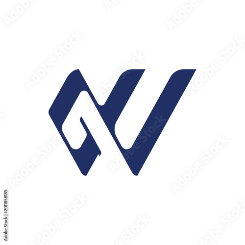 Modern Minimalist Letter G and W (GW or WG) Logo Design Concept for Corporate Identity