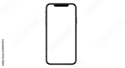 Modern smartphone in hand holding position illustration vector isolated on transparent background,png