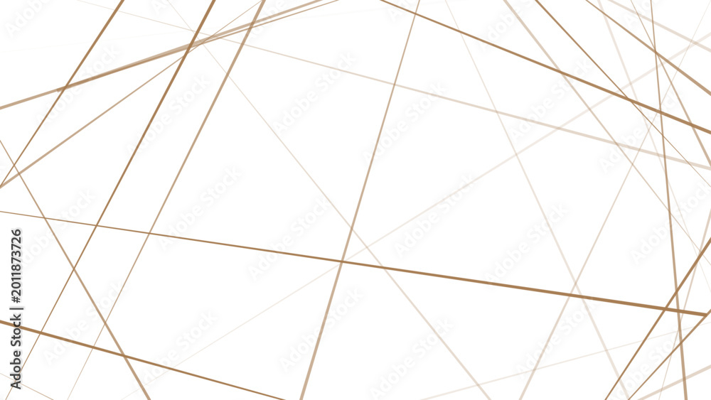 Obraz premium Rectangular banner with random lines. Simple horizontal vector illustration.