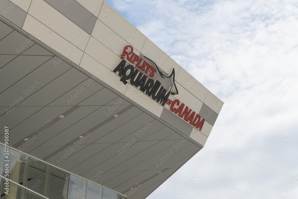 Fototapeta premium Ripley's Aquarium of Canada located at 288 Bremner Blvd, Toronto