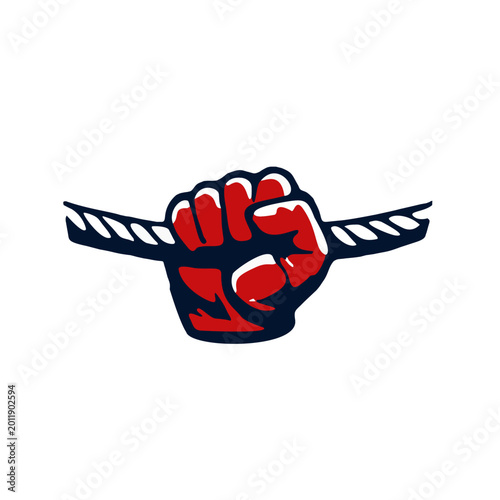 Tug of War Teamwork Concept Vector Illustration
