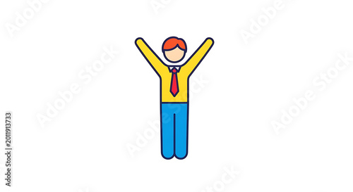 Yellow rubber duck with red bow tie and blue body