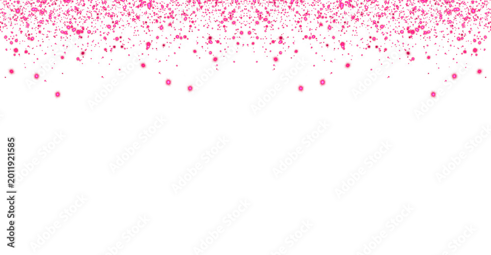 Fototapeta premium Pink Glitter Overlay PNG, Sparkle Dust Transparent Background, Luxury Bokeh Light Effect