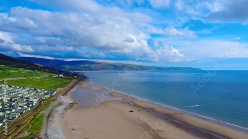 Barmouth Beach Snowdonia Wales 4K