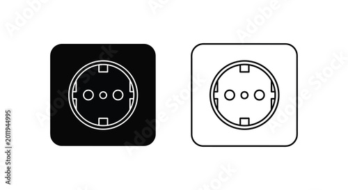Photos Mini din connector silhouette high quality professional detailed modern elegant