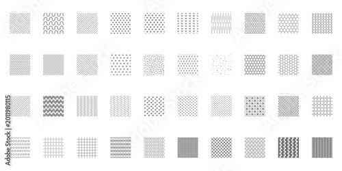 Fotografie Landscape Architecture CAD Hatch Pattern Set Grass Water Stone Wall Texture Elem