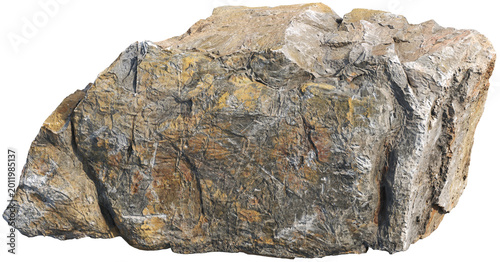 Rustic Natural Stone Isolated on Transparent Background – Raw Rock Texture and Geological Mineral Formation PNG