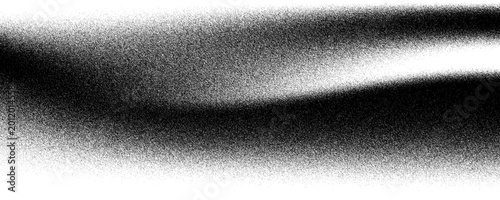 Cuadro en lienzo Abstract black and white gradient, grainy texture, background with glass effect,