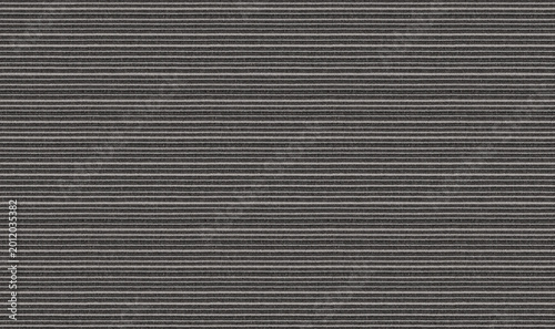 Dark Grey Striped Fabric Texture - Seamless Horizontal Ribbed Textile Background for Fashion, Apparel and Interior Upholstery Design