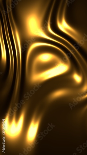Ancient wavy golden background. High quality CG texture. 4K. 3D rendered overlay image. Ideal for banners, posters, web pages, social media, abstract background