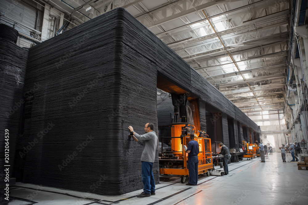 Obraz premium Industrial Large Scale 3D Printing