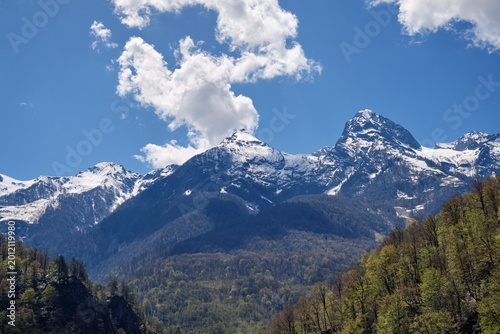 Foto The Aibga Ridge near Krasnaya Polyana