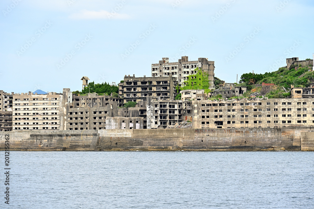 Fototapeta premium 長崎県の 軍艦島