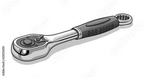 Photos Ratchet Wrench Tool for Tightening Bolts.