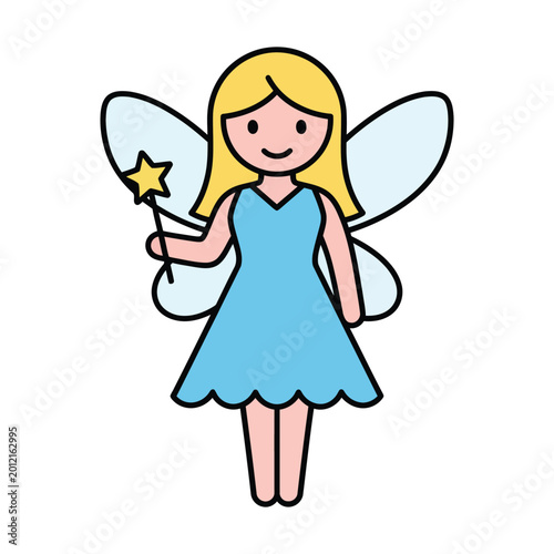 Fotografía Fairy godmother icon for fantasy and children's themes