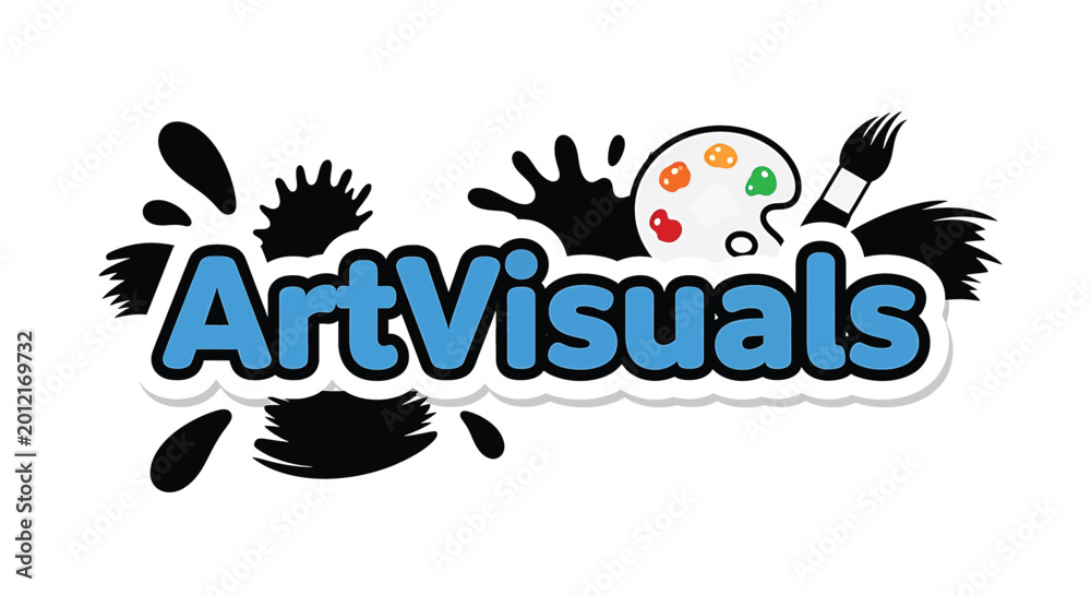 Fototapeta premium Graphic Design Art Visuals Logo.
