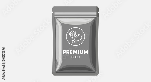 Premium cannabis packaging resealable bag.