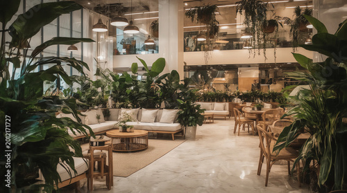 Coworking space, Was designed with a design, Biophilia, Biophilic, Biophilic design