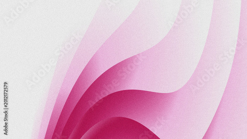Photos Soft abstract background with layered pink and magenta gradient waves, featuring a subtle grainy noise texture