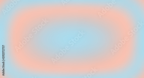 Fotografija Abstract Pastel Gradient with Concentric Oval Shapes - soft, blue, peach, minima