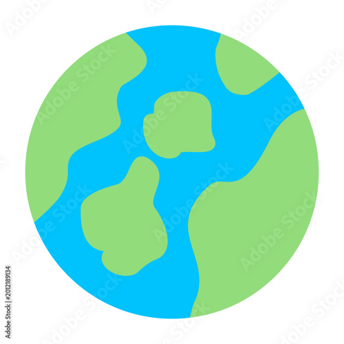 Obraz na płótnie Earth Vector Icon