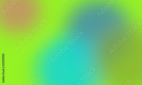 Abstract gradient background, with soft blended, green blue and, brown hues