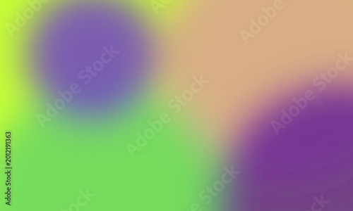 Abstract gradient background, with soft blended, lime green and, deep purple hues