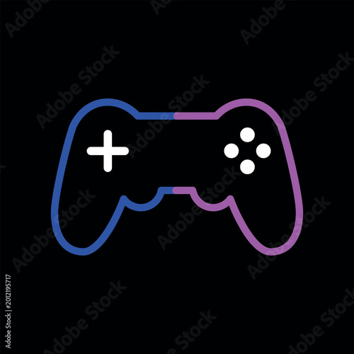 gaming logo, game logo, game icon, game console template.