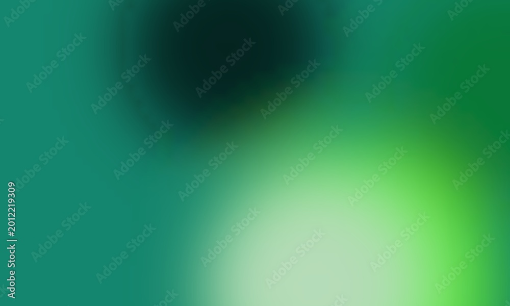 Fototapeta premium Dark green and light green blurred gradient background, for digital